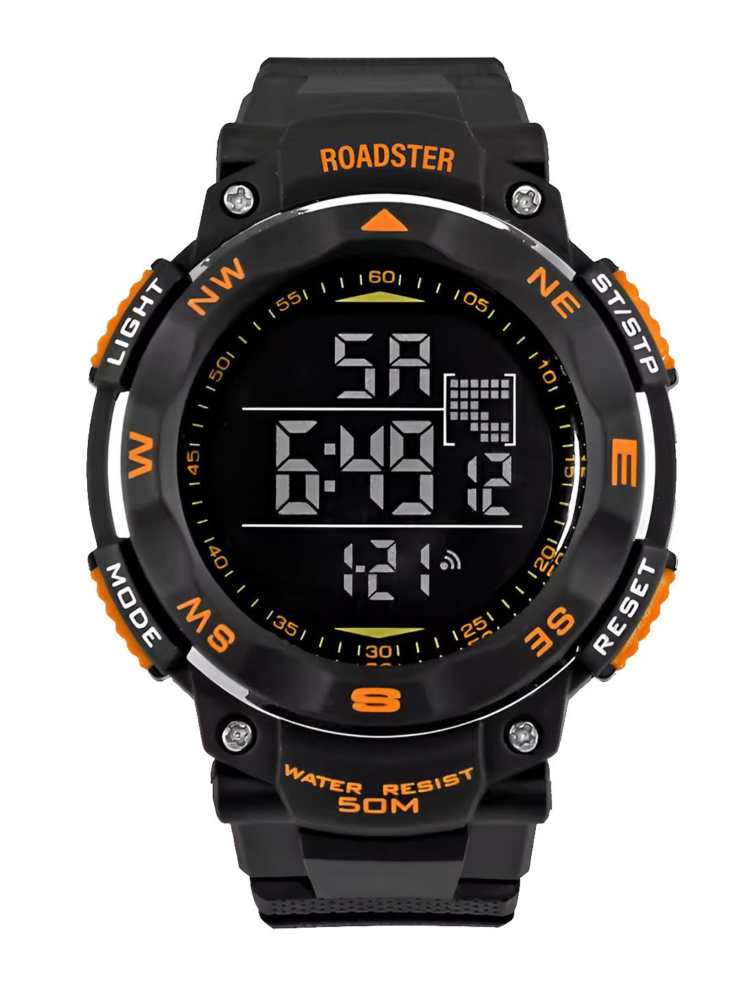 The Roadster Lifestyle Co Men Water Resistant Watch RDSTR-1235-ORANGE-Orange-picture-28