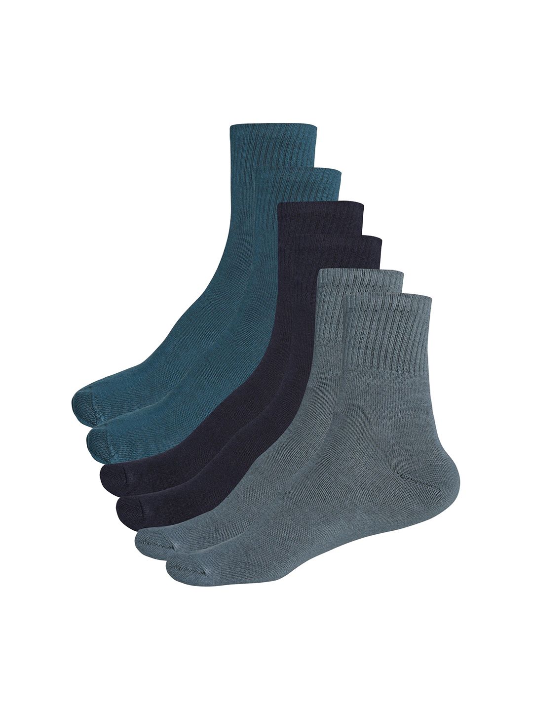 WYSE Men Pack Of 3 Above Ankle Socks-picture-14