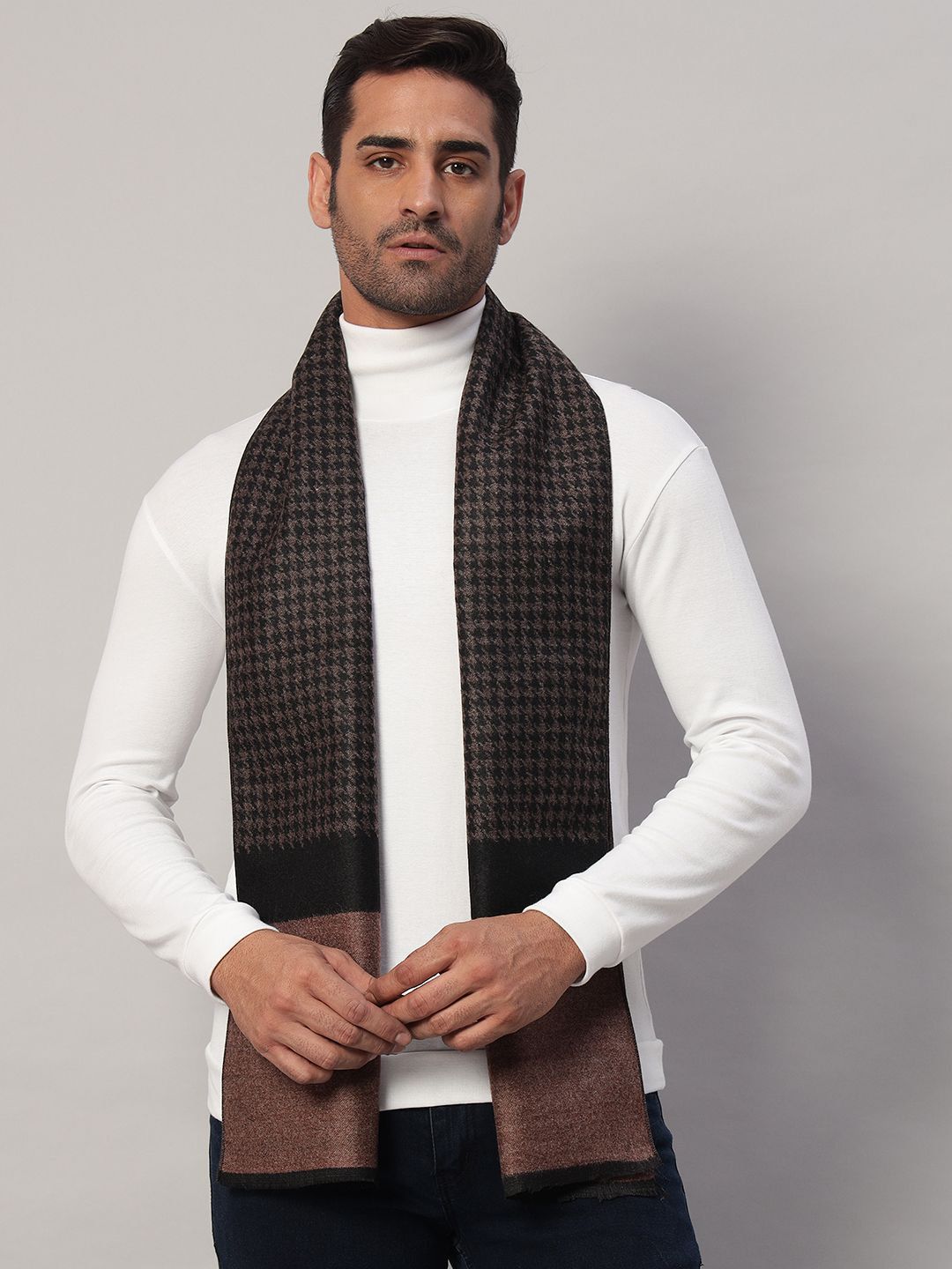 HANDICRAFT PALACE Men Merino Wool Winter Mufflers