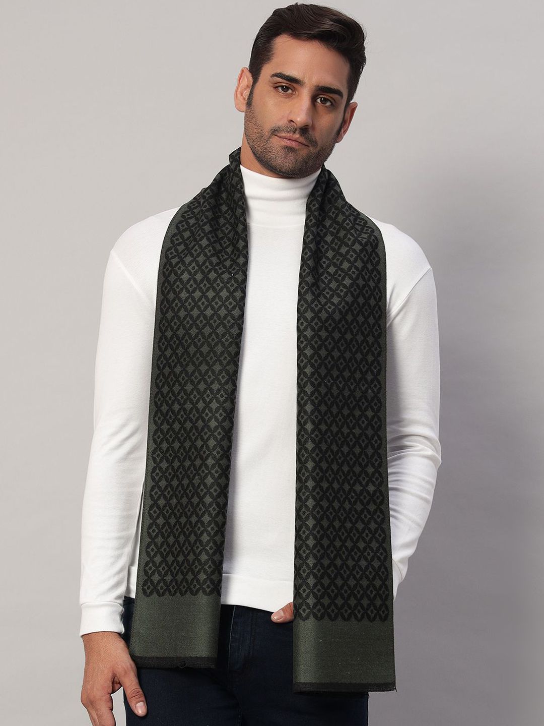 HANDICRAFT PALACE Men Merino Wool Mufflers-picture-25