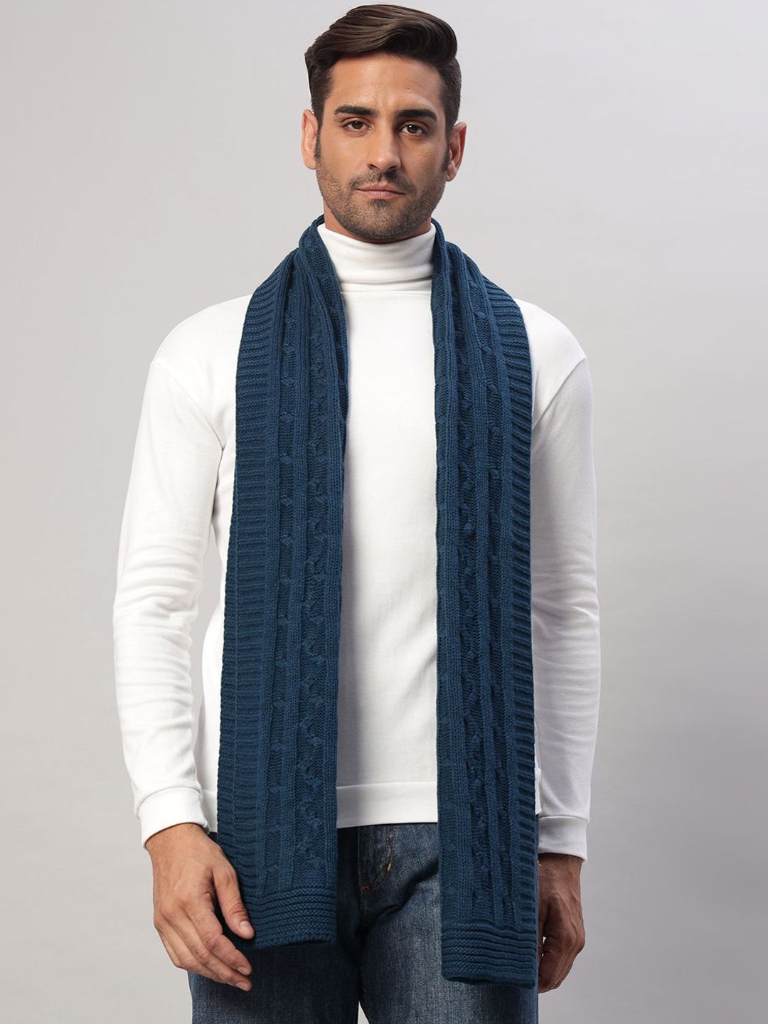 HANDICRAFT PALACE Men Self Design Mufflers-picture-11
