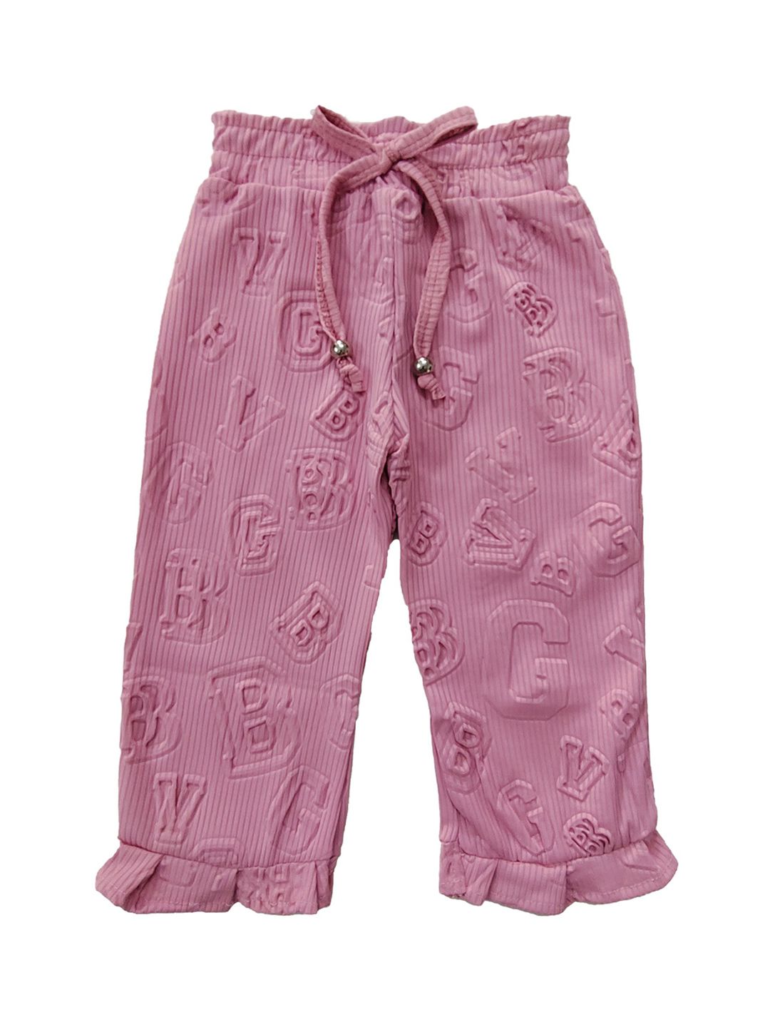 BAESD Girls Self Design Casual Trousers-picture-38