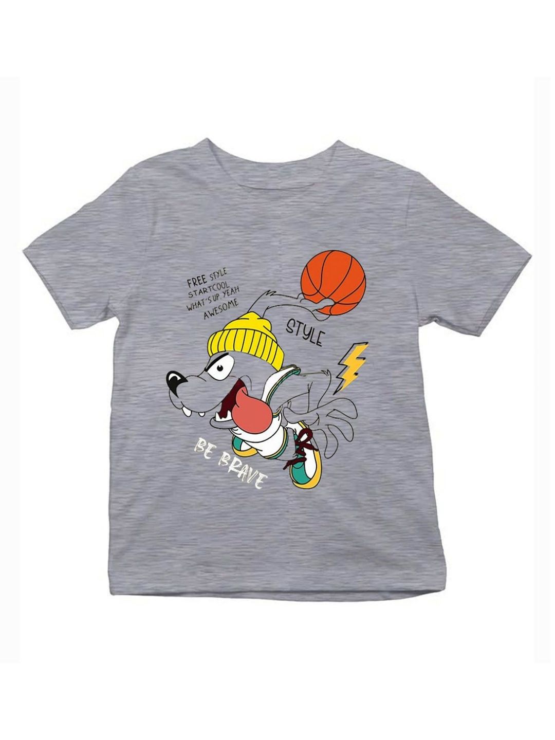 BAESD Boys Graphic Printed Round Neck Cotton T-shirt-picture-32