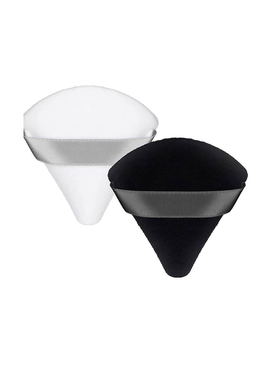 Facejewel Set Of 2 Silvery Makeup Brush & Makeup Triangle Puff-picture-38