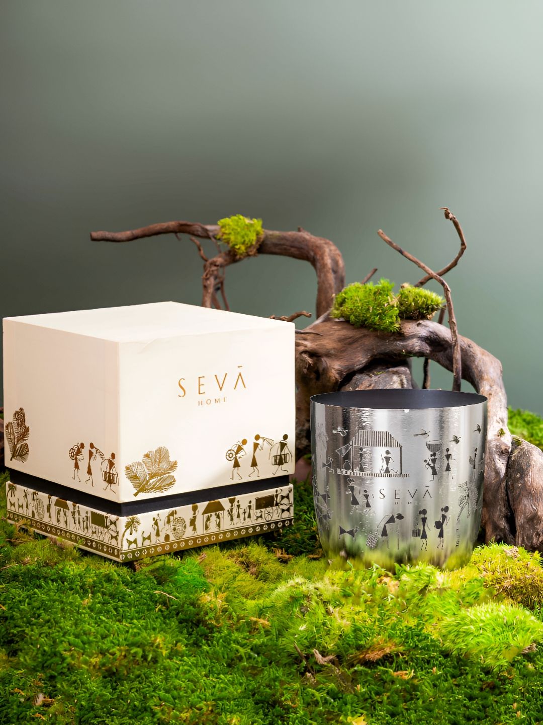 Seva Home Silver-Toned 1 pieces Jar Candle-image-10