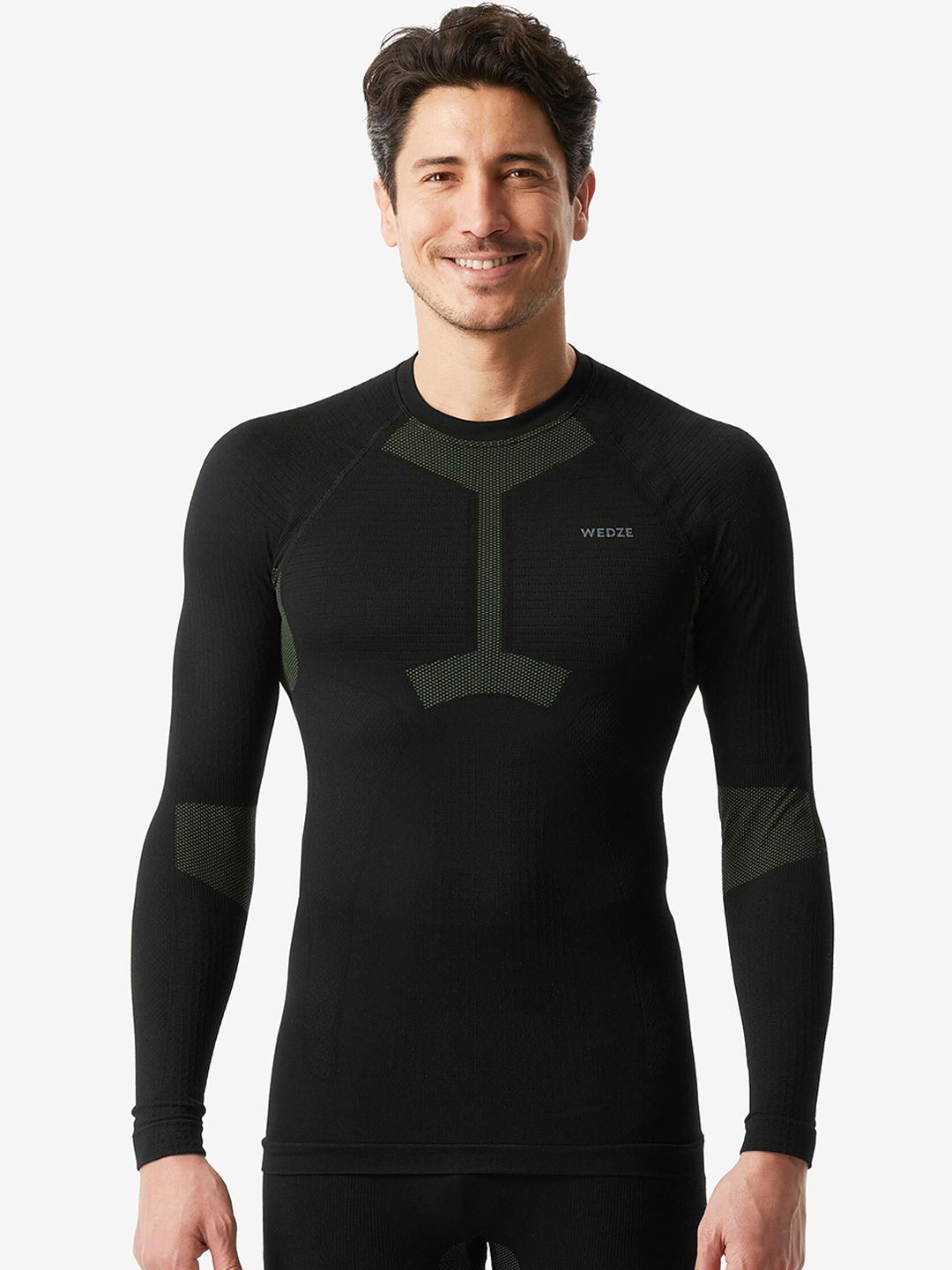 WEDZE By Decathlon Men Warm & Seamless Base Layer Thermal Top-picture-13