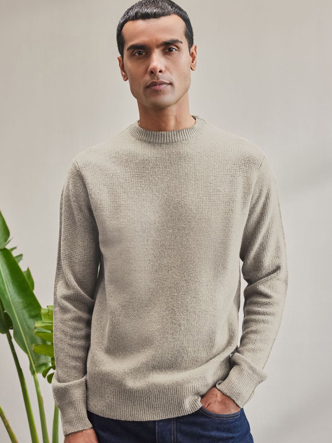 Mr Bowerbird Men Solid Pullover-picture-33