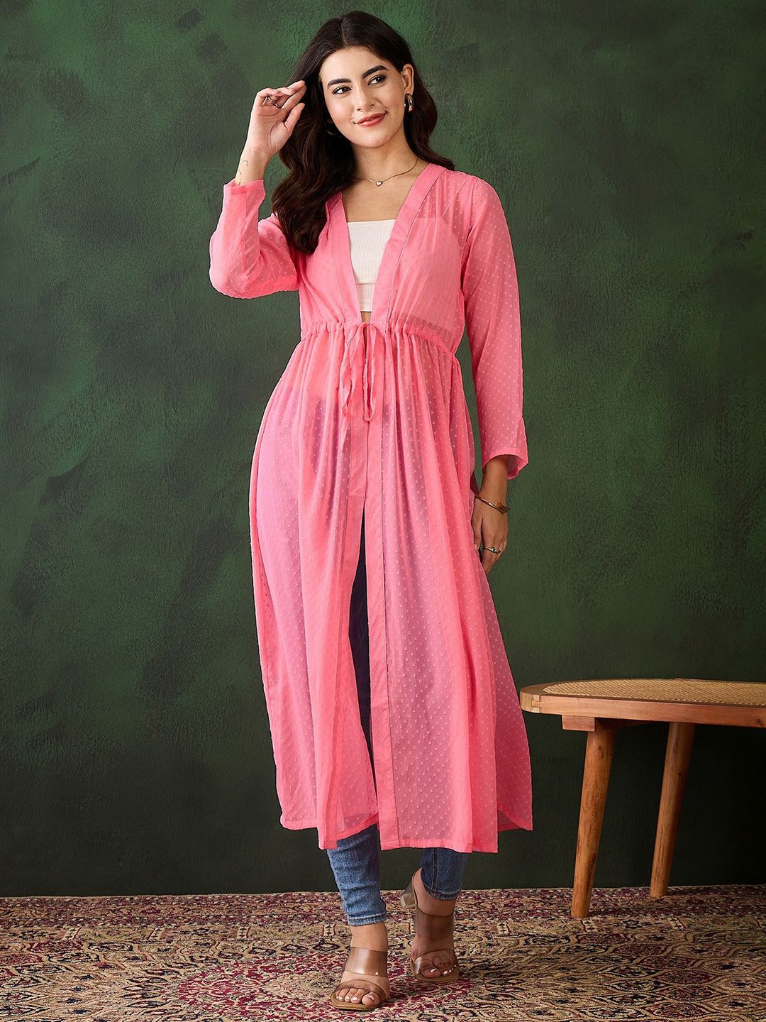 StyleStone Women Longline Shrug-image-37