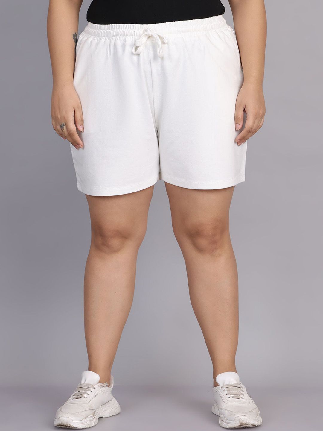 Rute Women Plus Size Cotton Sports Shorts-picture-31