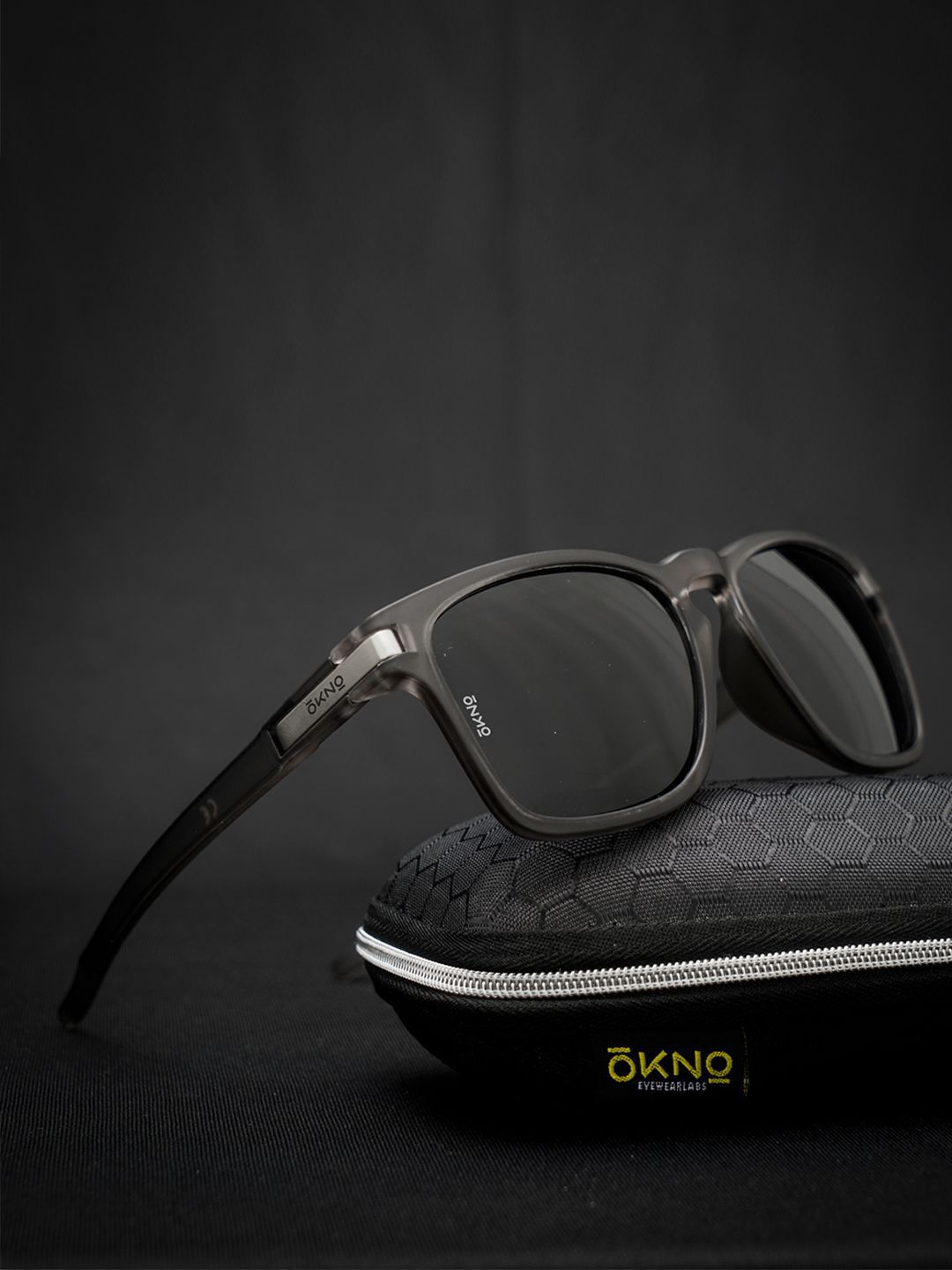 OKNO Rectangle Sunglasses with Polarised and UV Protected Lens ELCCrystalSC2EL1091EL-picture-19