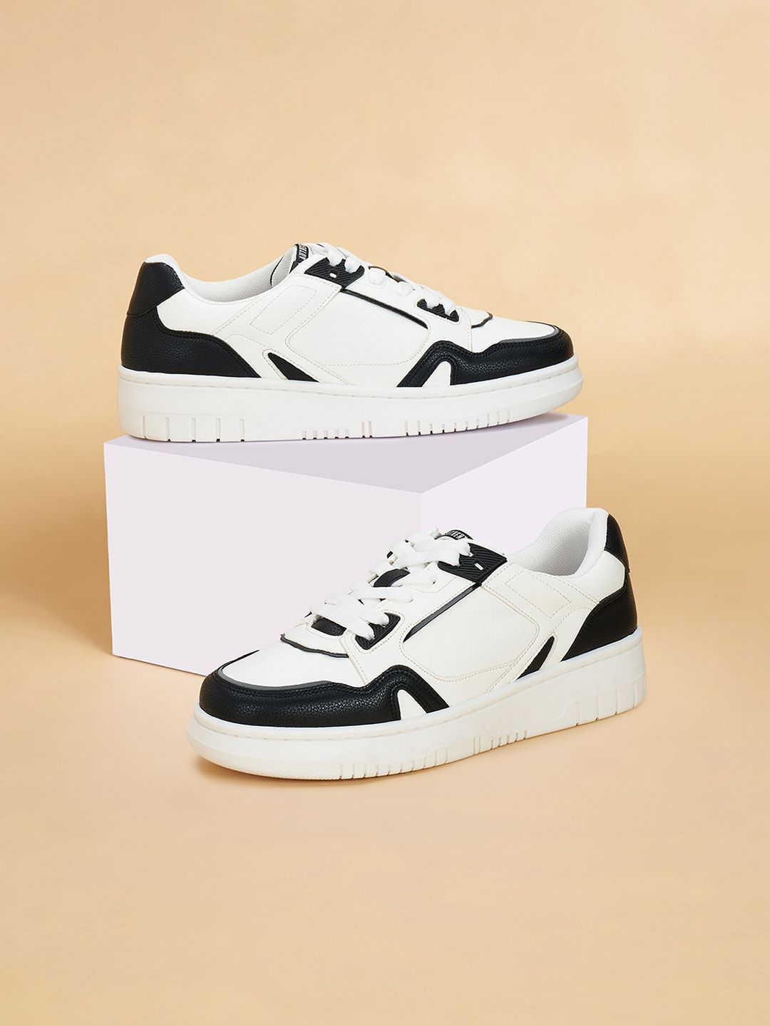 Forever Glam by Pantaloons Women Colourblocked PU Sneakers-picture-22