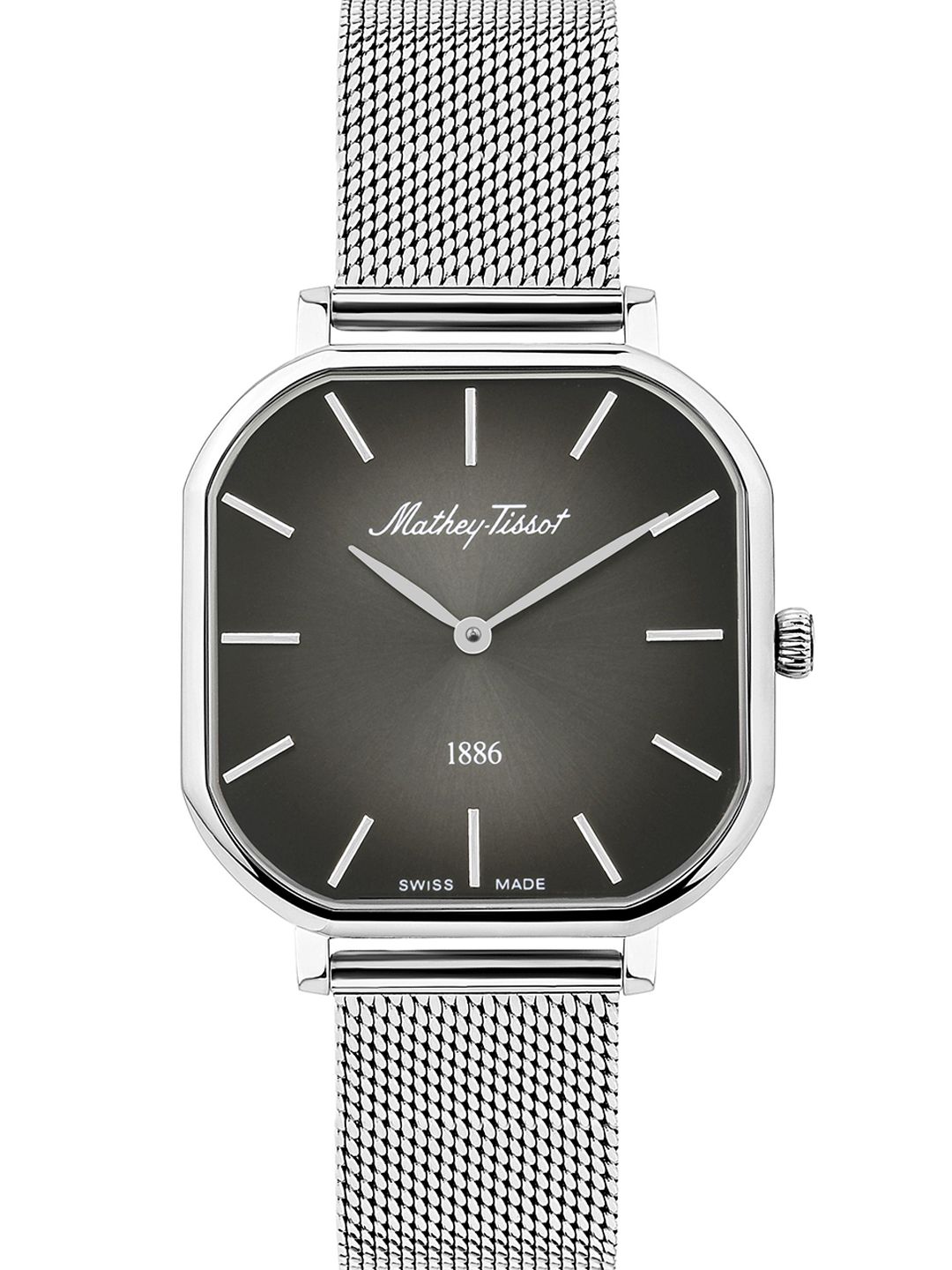 Mathey-Tissot Women Dial & Stainless Steel Bracelet Style Straps Analogue Watch D7917AN-picture-10