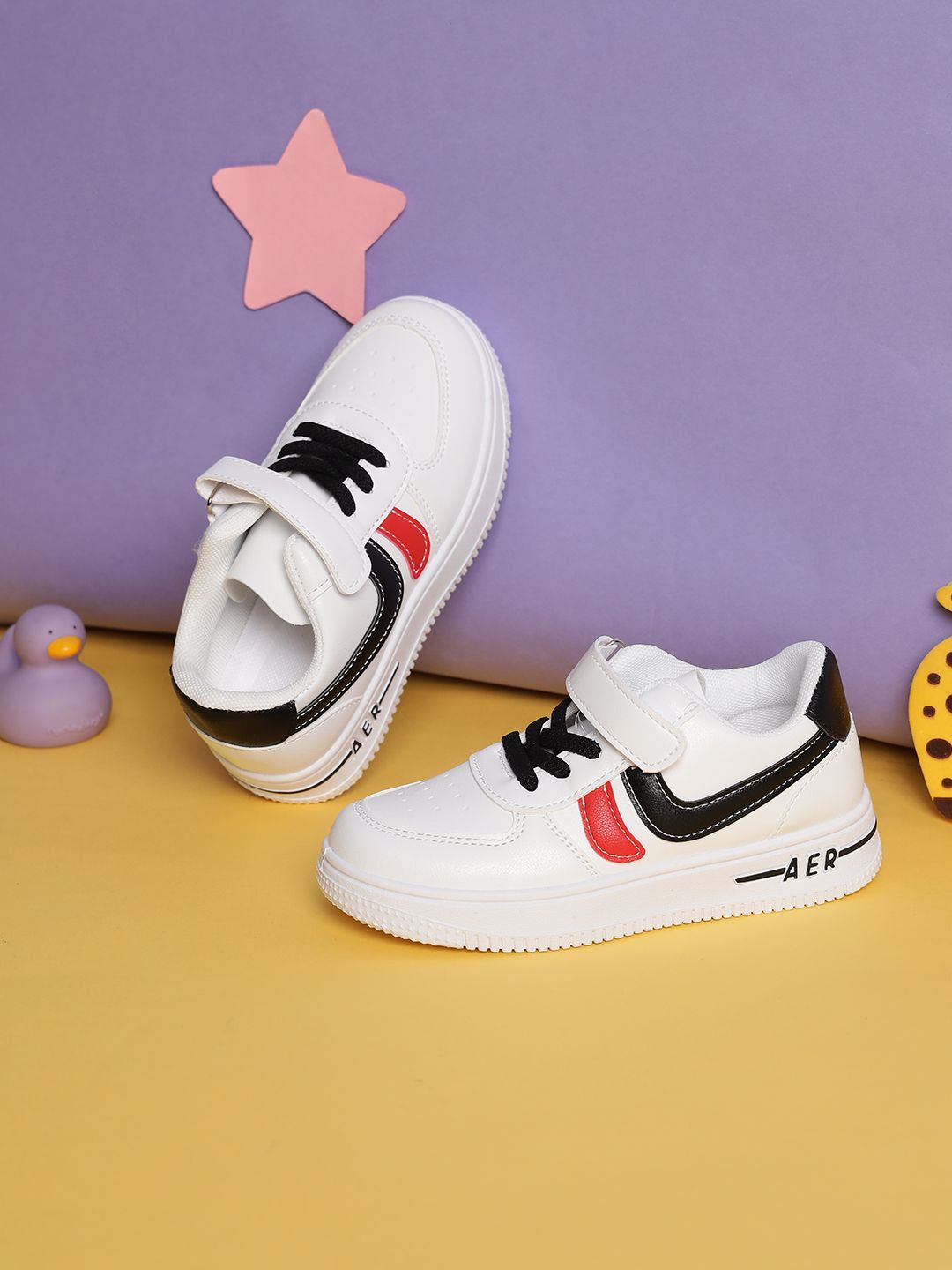 Truffle Collection Kids Velcro PU Sneakers-picture-21