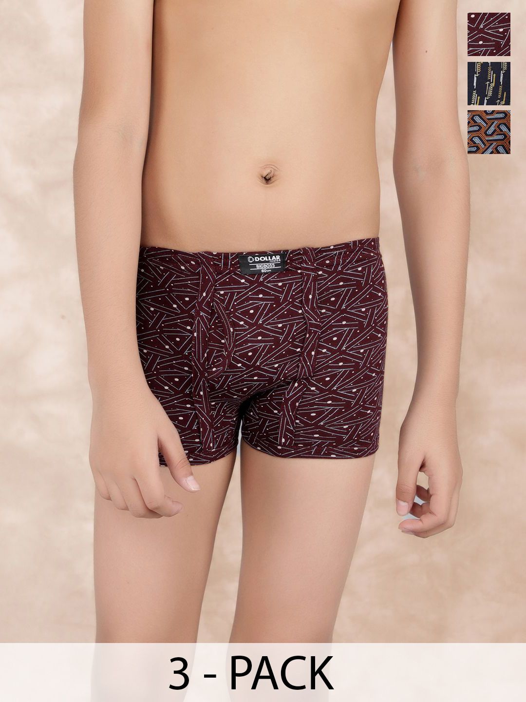 Dollar Bigboss Boys Pack Of 3 Assorted Trunk MBKTR-10-CZYLNG-PO3-CO3-picture-12
