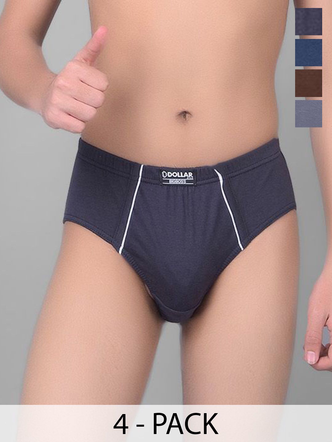Dollar Bigboss Boys Pack Of 4  Anti-Microbial Odour Control Briefs MBKBR-03-MDSUE-PO4-CO3-picture-25