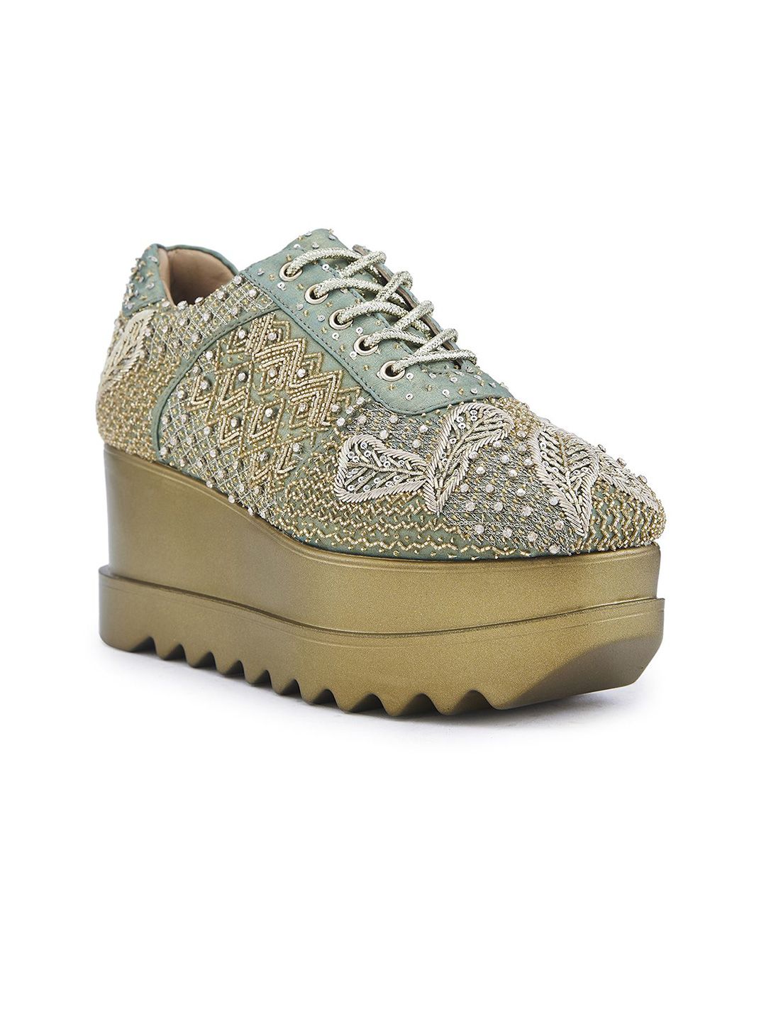 Anaar Women Embellished Lace-Ups Sneakers-picture-22