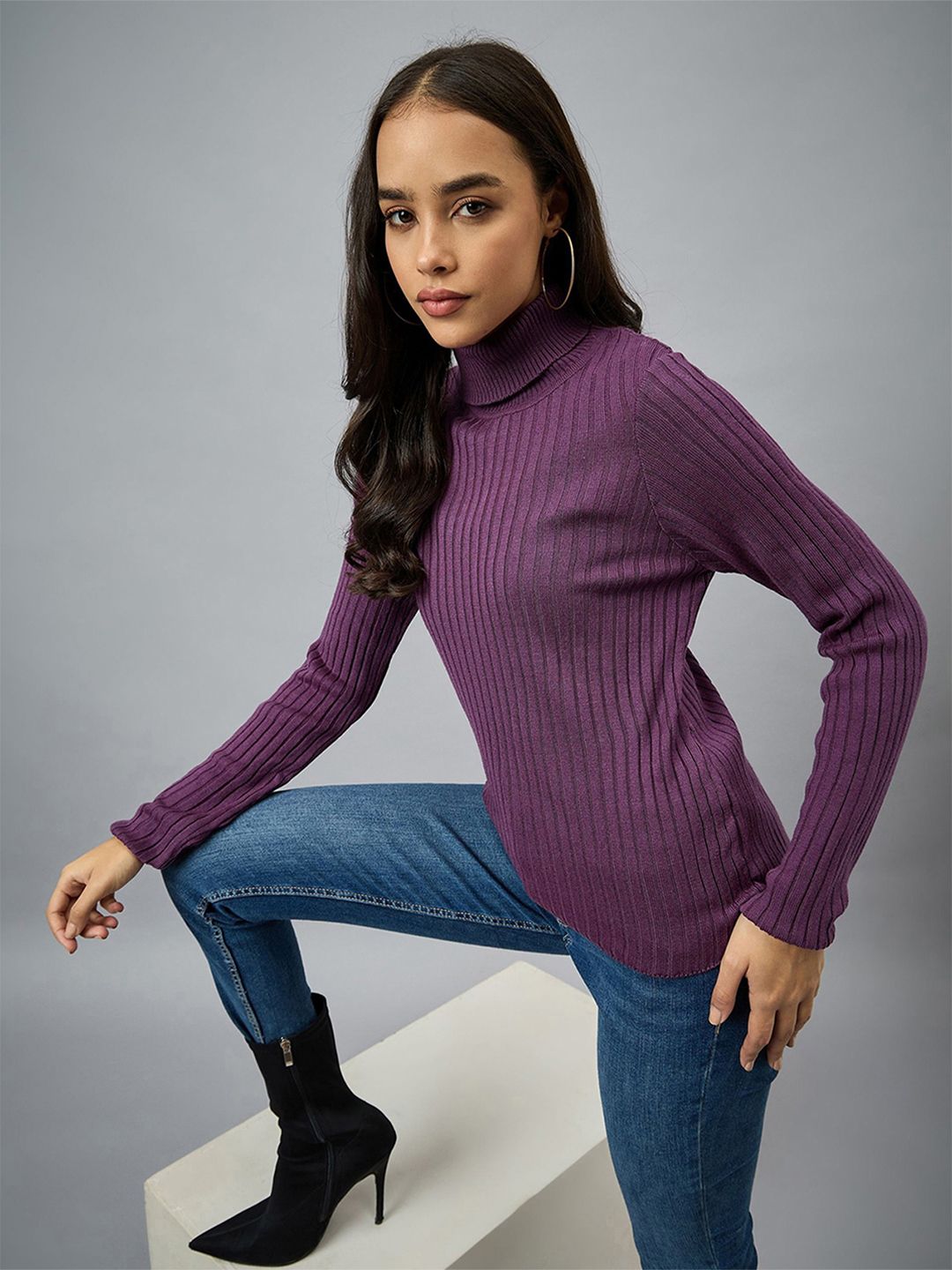 Club York Women Ribbed Pullover-picture-49