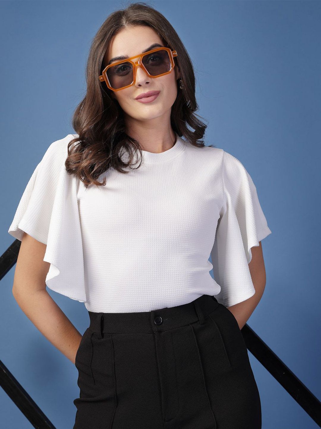 Style Quotient Women Round Neck Slit Sleeve Regular Top-picture-37