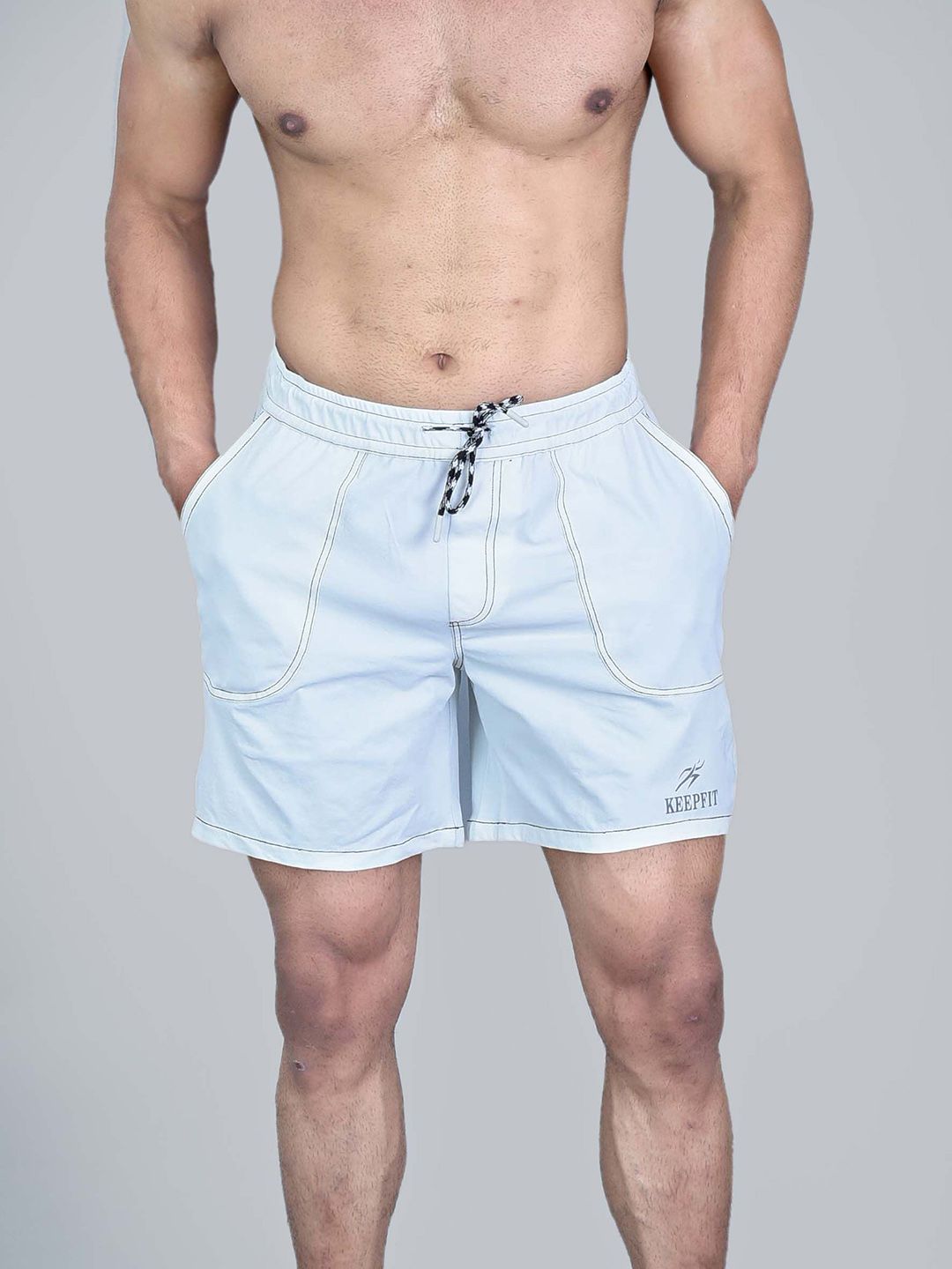 Keepfit Men Solid Swim Shorts-picture-34