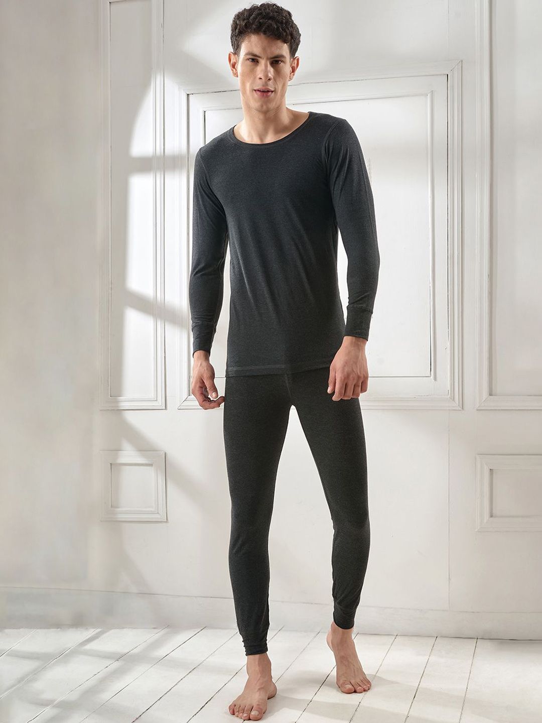 INFERNO Men Striped Cotton Thermal Set-picture-46