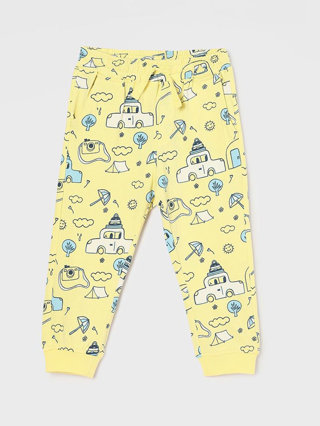 Juniors by Lifestyle Boys Printed Pure Cotton Mid Rise Joggers-picture-44