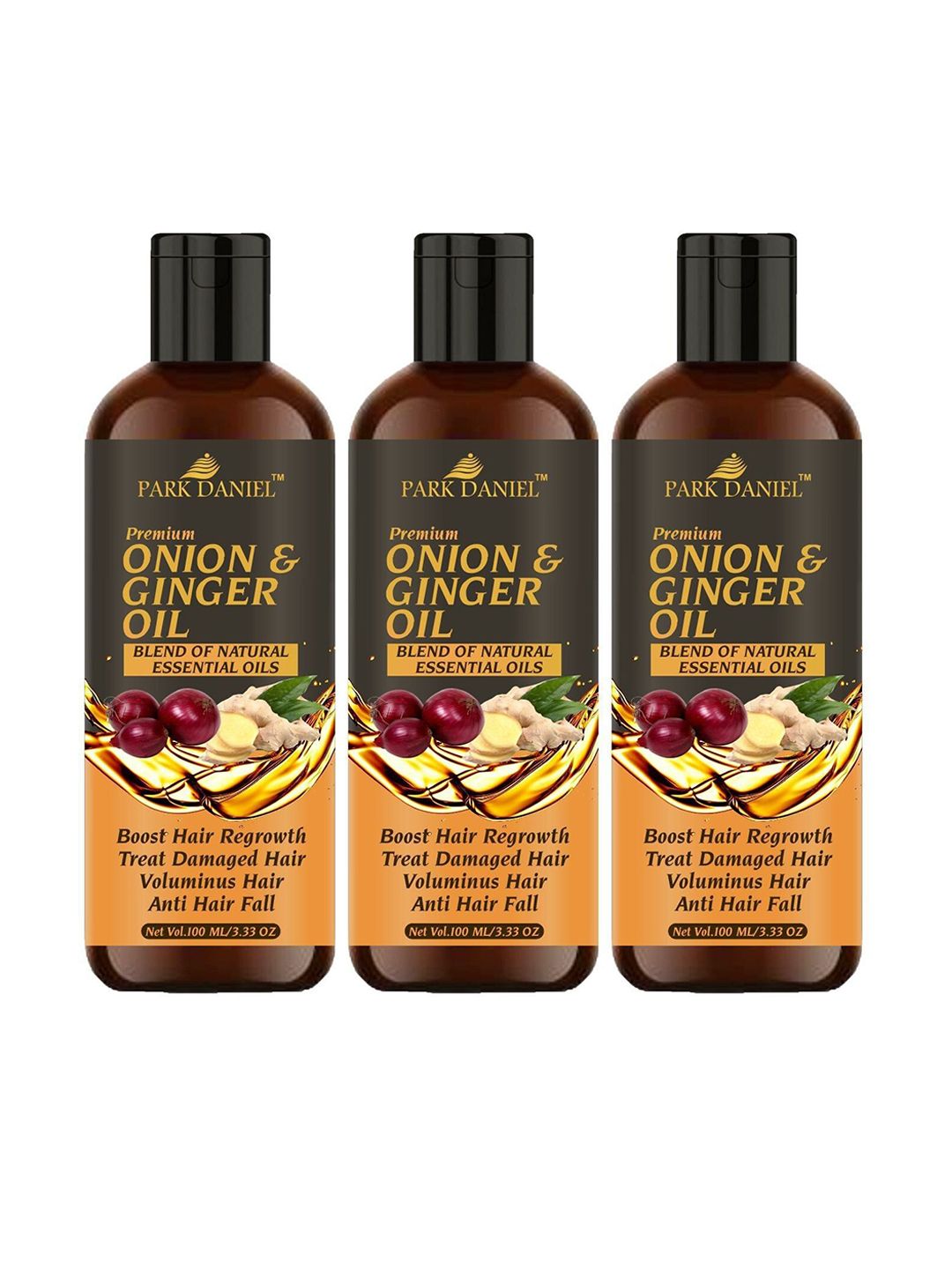 Park Daniel Set Of 3 Onion & Ginger Oil - 100 ml Each-image-26