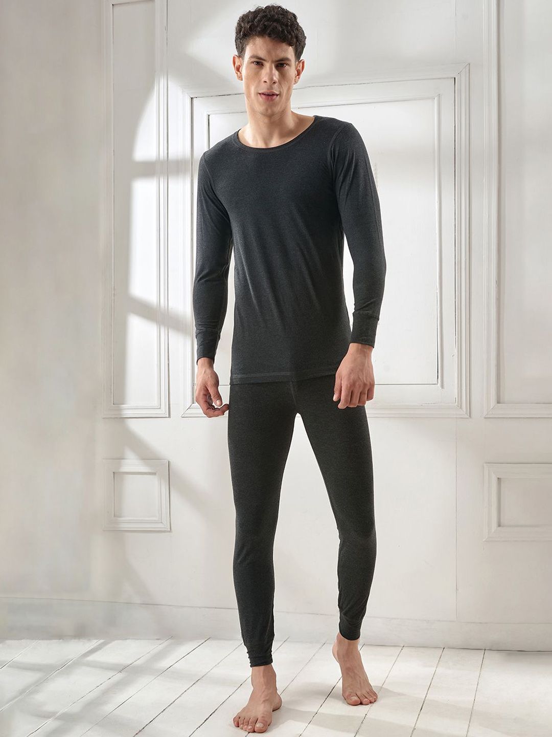 INFERNO Men Cotton  Thermal Vest and Trouser  Set-picture-32