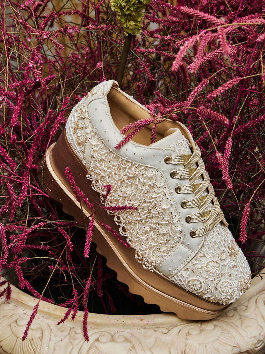 Anaar Women Embellished Lace-Ups Sneakers-picture-42