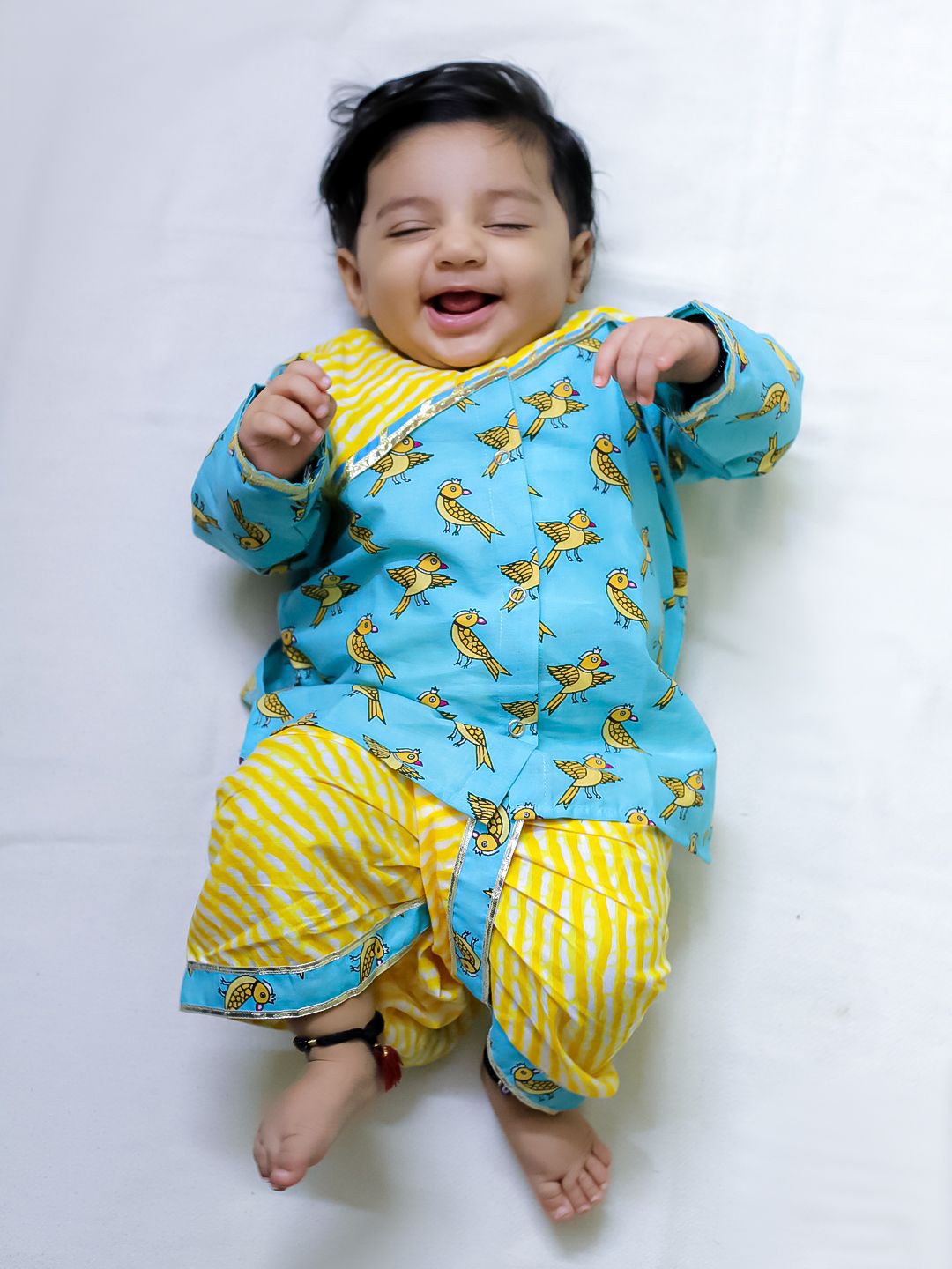 BownBee Boys Printed Regular Kurta with Dhoti Pants-picture-17
