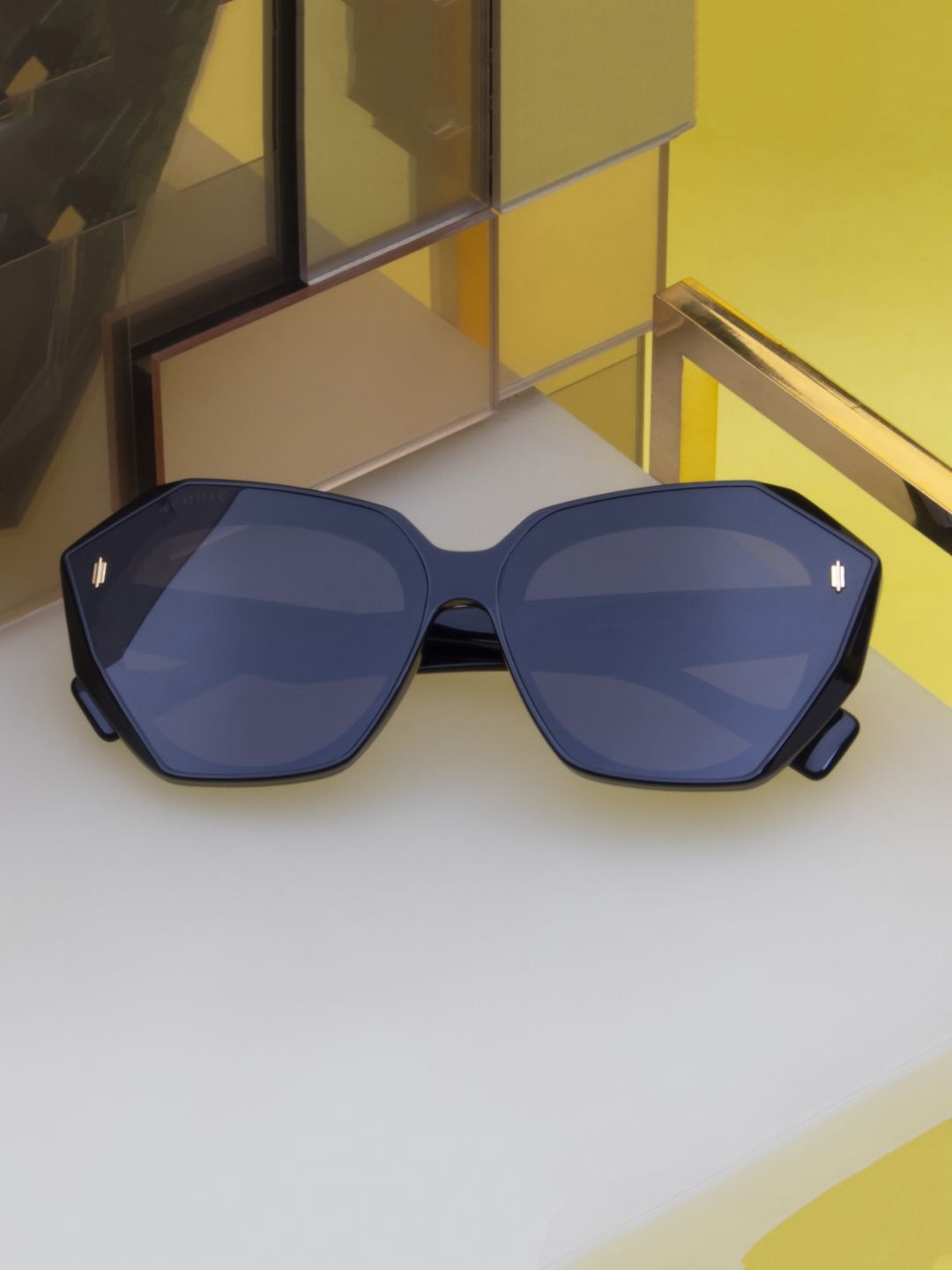Ted Smith Women Cateye Sunglasses with Polarised Lens GORGIA_C3-BLACK-image-45