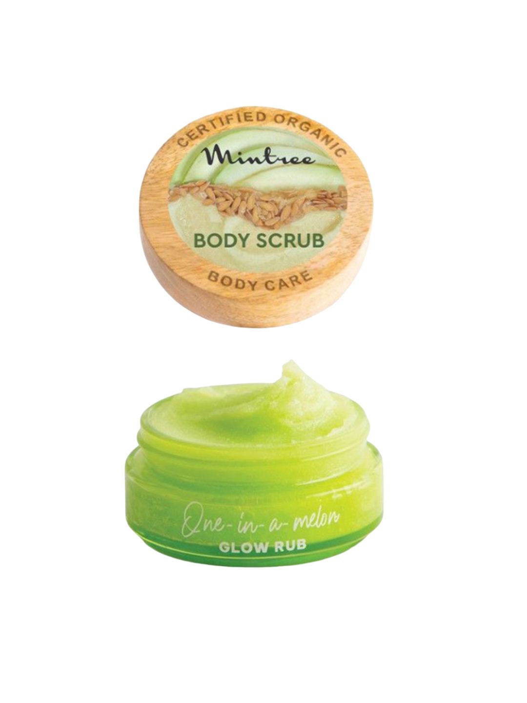 Mintree One-in-a-Melon Glow Rub Body Scrub With Saffron - 150 g-image-2