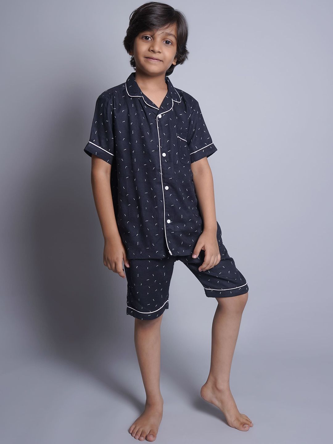 Biglilpeople Unisex Kids Printed Night suit-picture-17