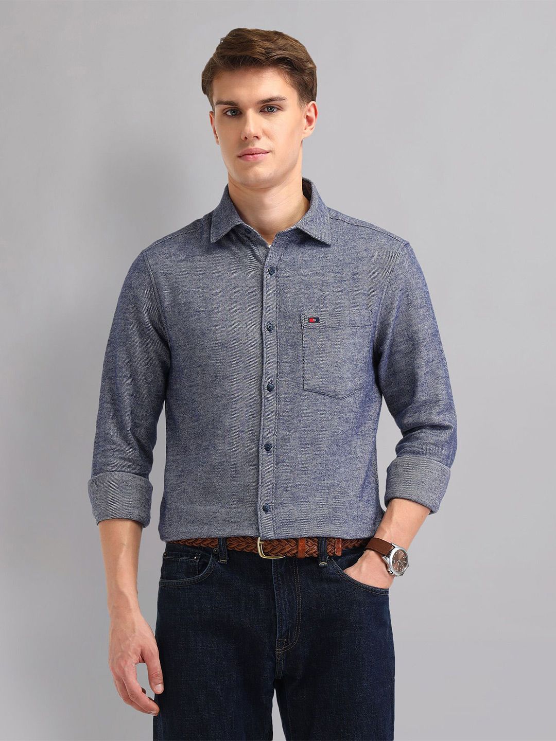 AD By Arvind Men Slim Fit Casual Shirt-image-45