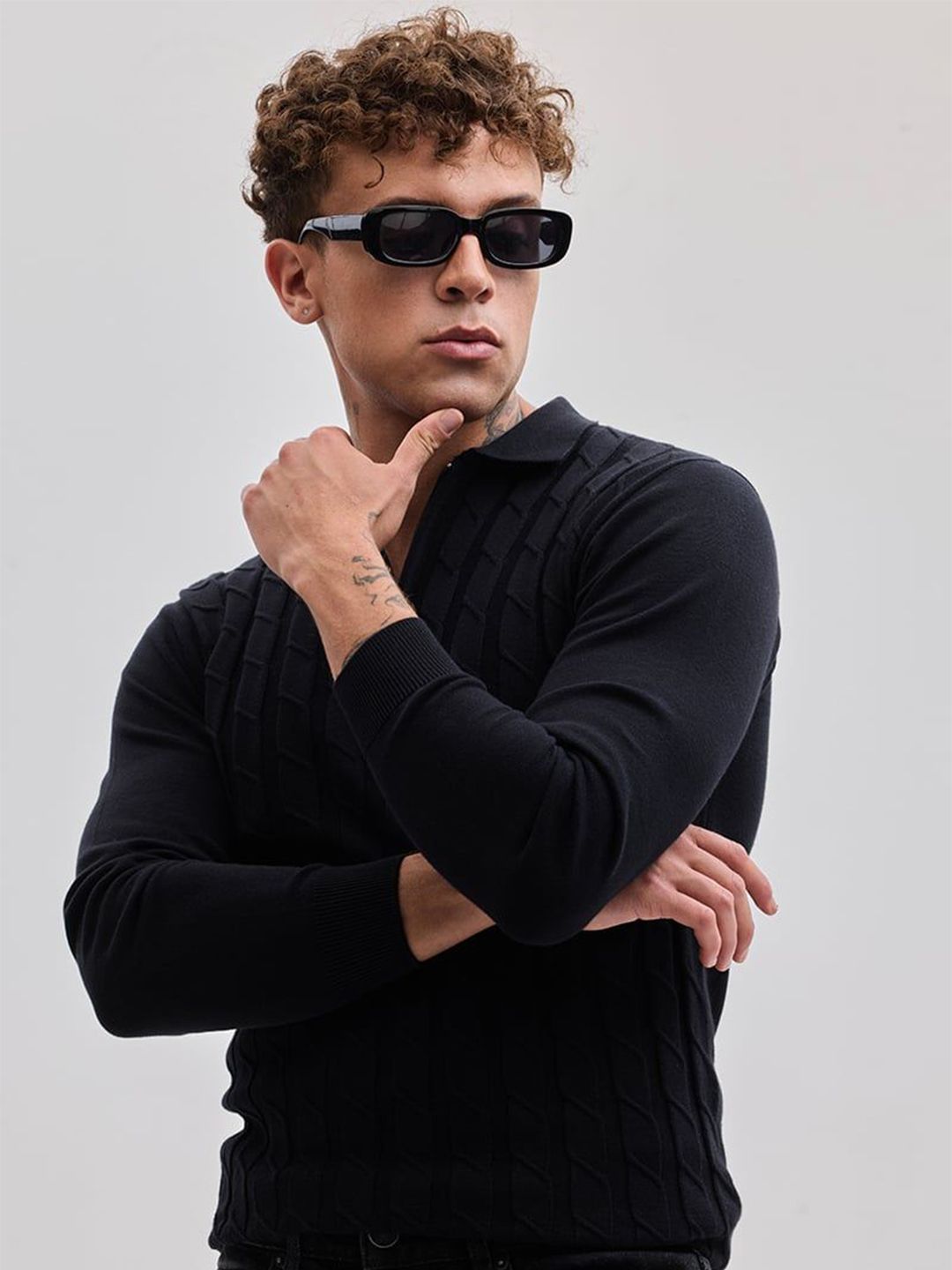 Snitch Men Polo Collar Slim Fit T-shirt-picture-15