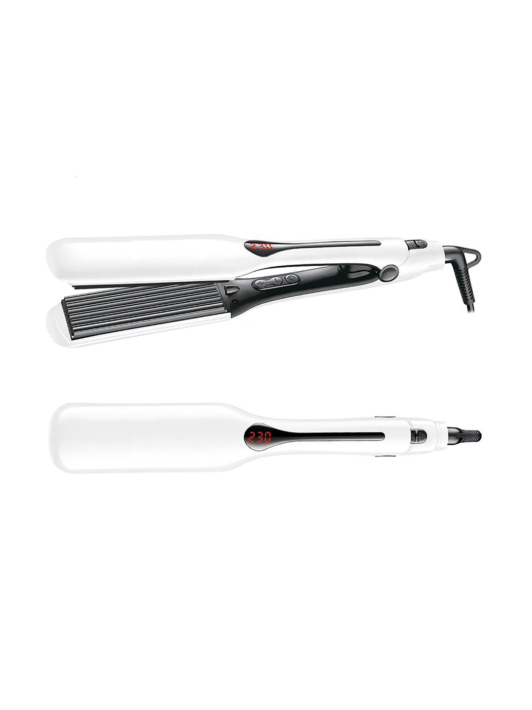 vng VG_R Professional Crimper With Ceramic Coated Plate & Uniform heat technology- White-image-2
