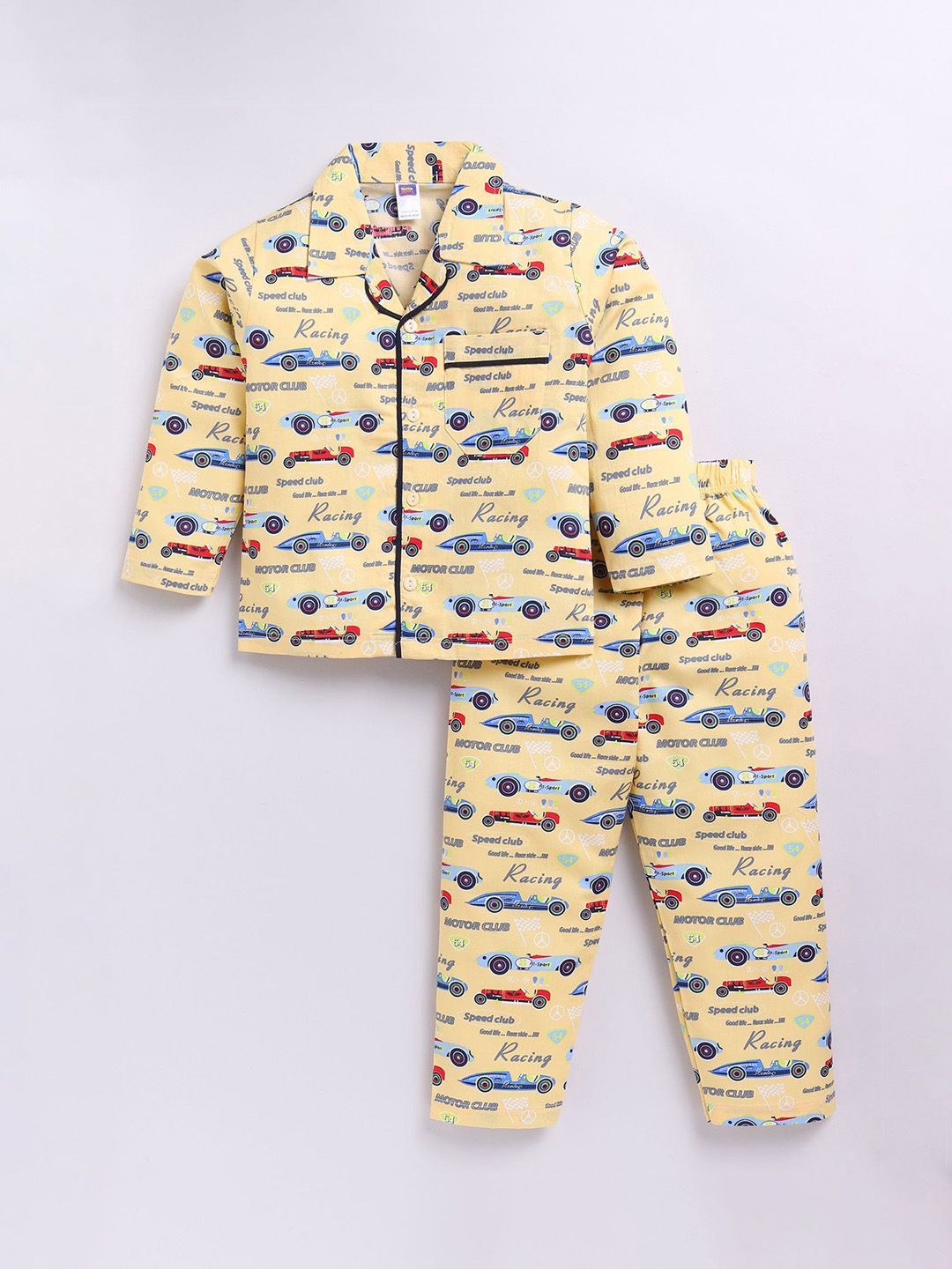 Nottie Planet Boys Typography Printed Night suit-picture-38