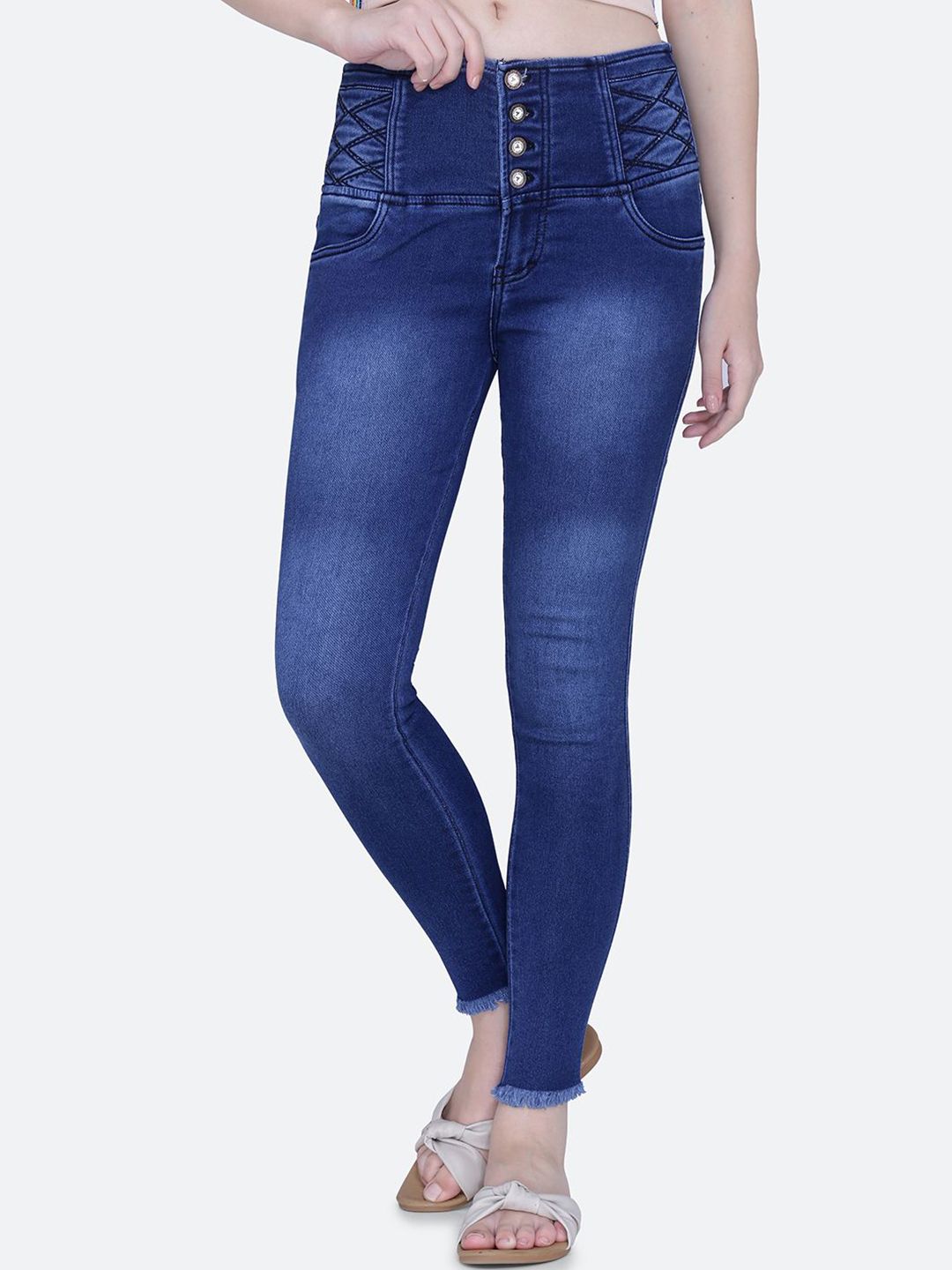 FCK-3 Women Hottie High-Rise Stretchable Jeans-picture-12