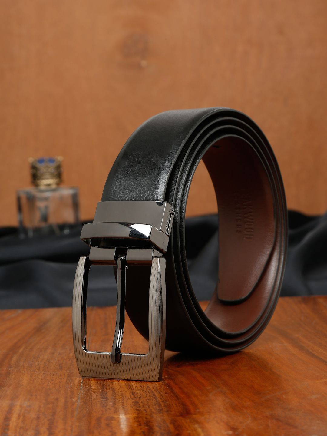 Teakwood Leathers Men Leather Formal Belt-picture-43