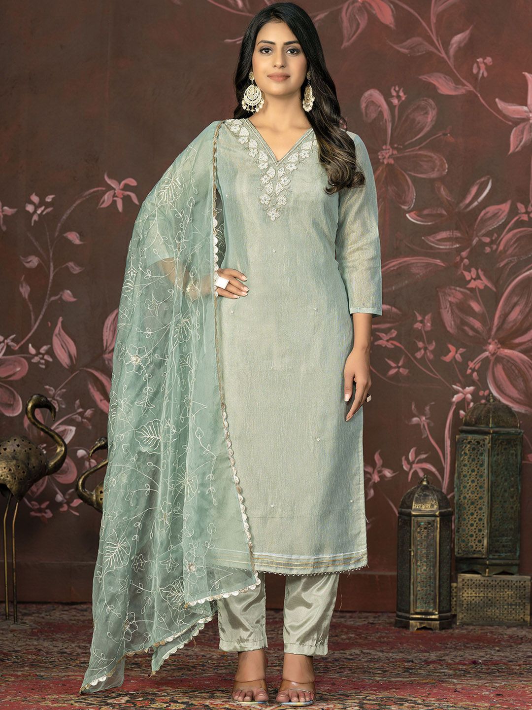 Maroosh Embroidered Unstitched Dress Material-picture-10