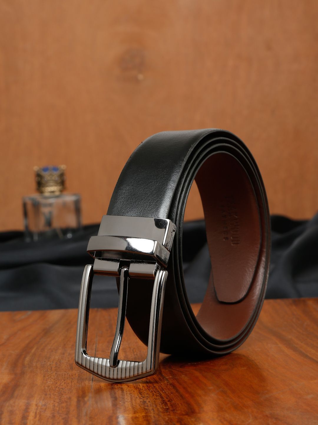 Teakwood Leathers Men Leather Reversible Formal Belt-picture-45