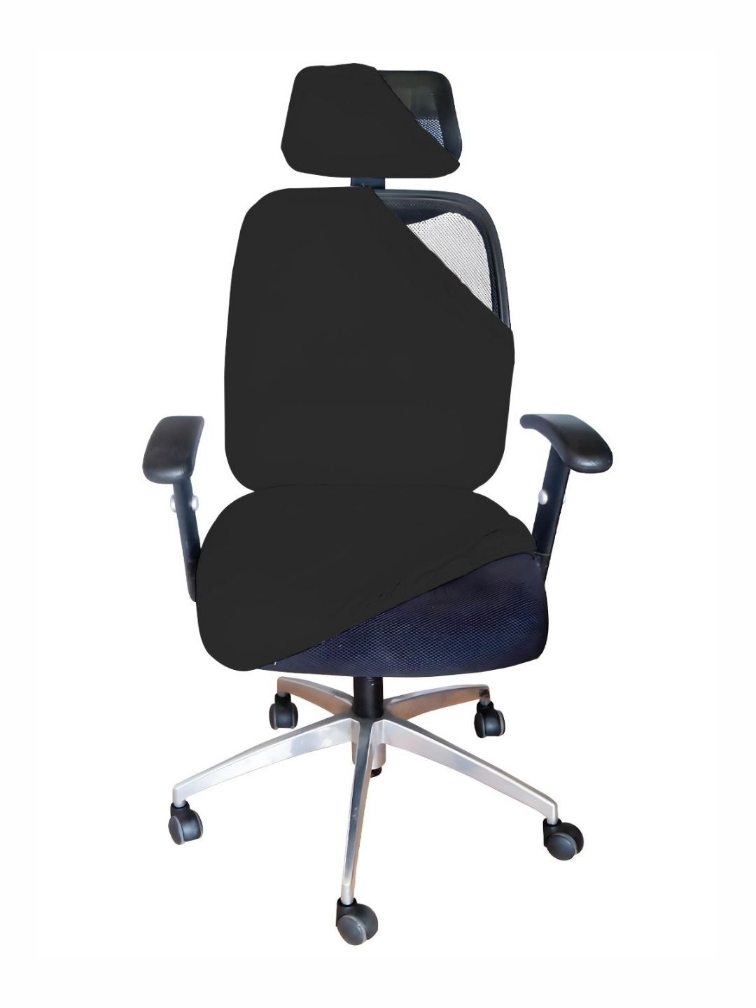Lazi Unisex Set Of 3 Black Chair Covers-picture-16