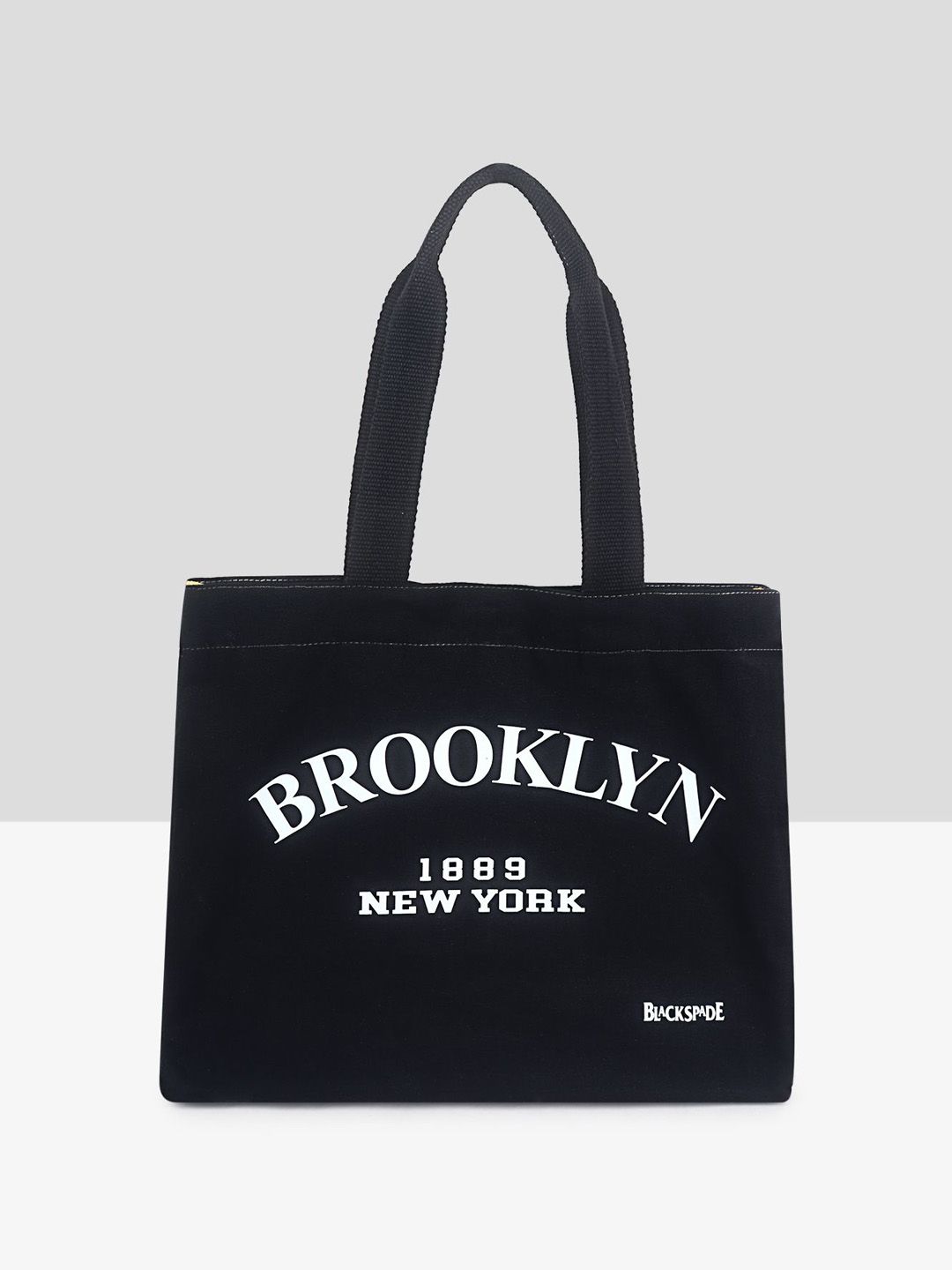 Black Spade Women Typography Printed Shopper Tote Bag-picture-12