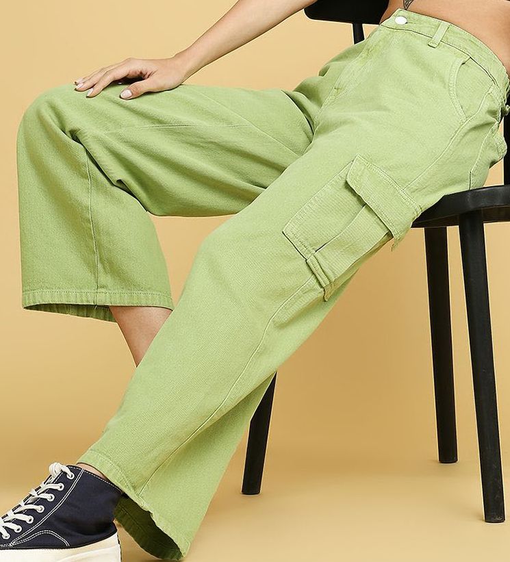 Buy BAESD Women Cotton Wide Leg High Rise Jeans - Jeans for Women ...