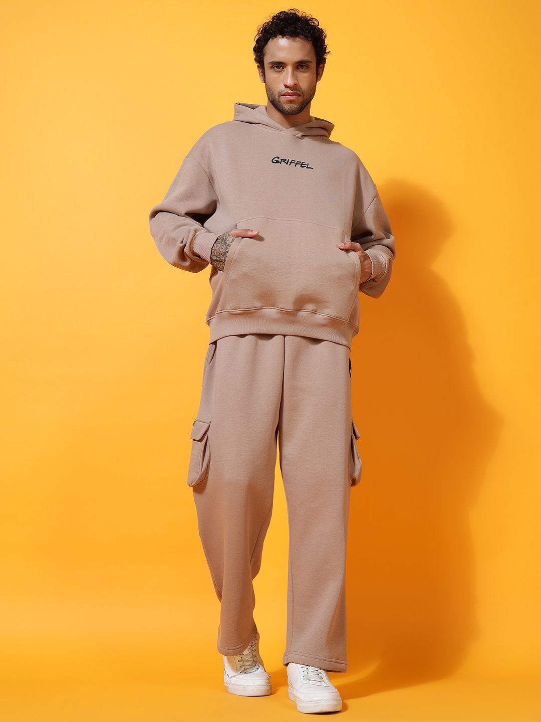 GRIFFEL Printed Hooded Neck Tracksuits-image-3