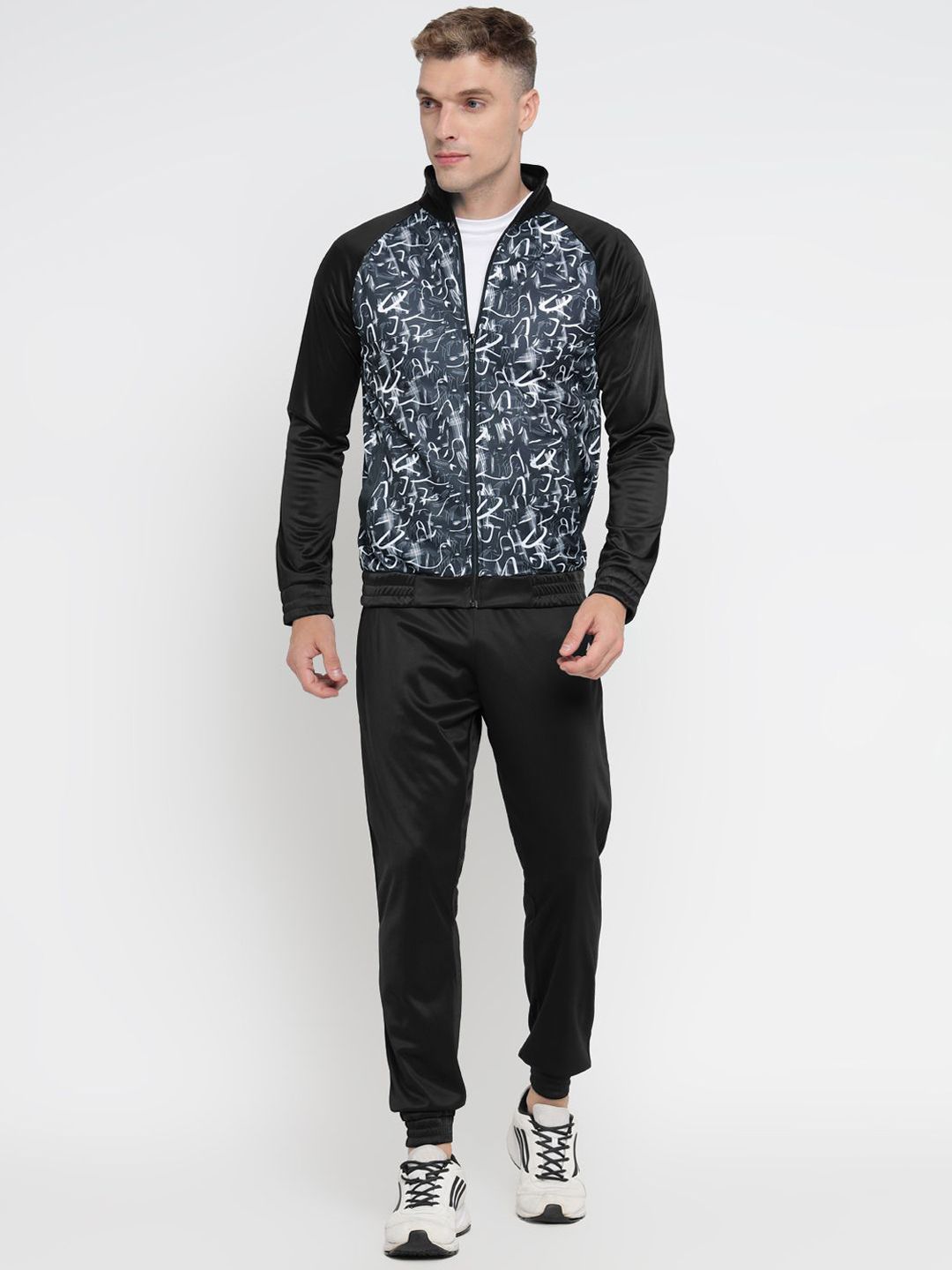 OFF LIMITS Men Printed Mid-Rise Tracksuits-picture-11