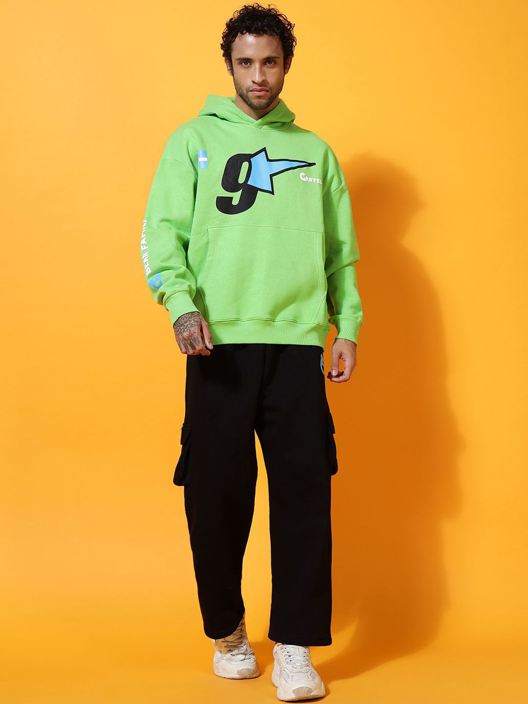 GRIFFEL Men Printed Hooded Neck Tracksuits-picture-33