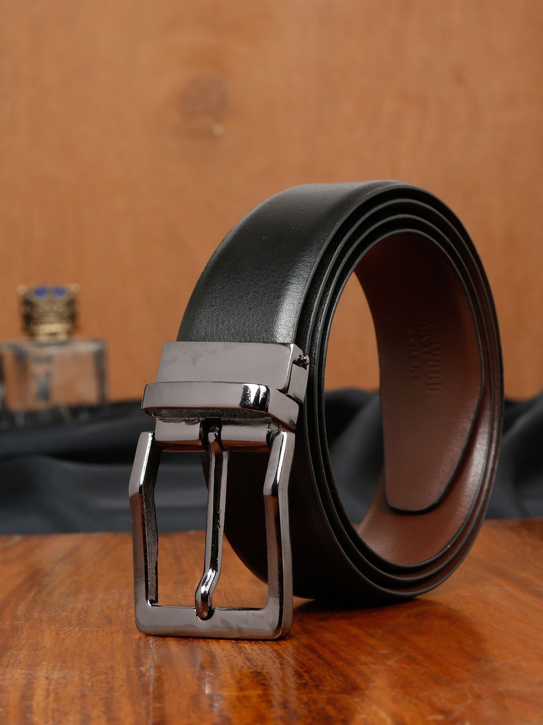 Teakwood Leathers Men Leather Formal Belt-picture-42