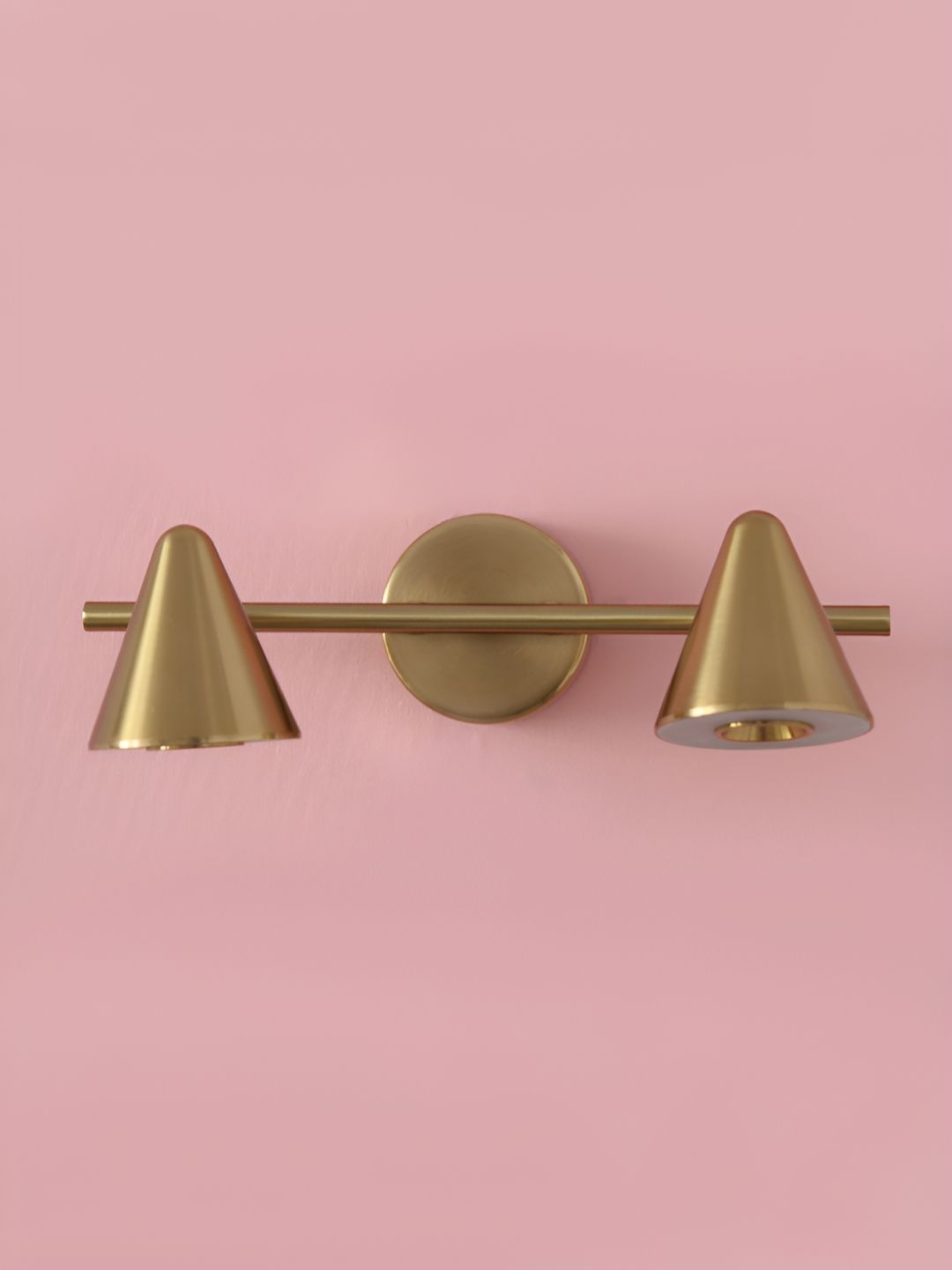 SHREE KALA HOME DECOR Gold-Toned Metal Traditional Abstract Shaped Shaped Wall Lamp-image-15