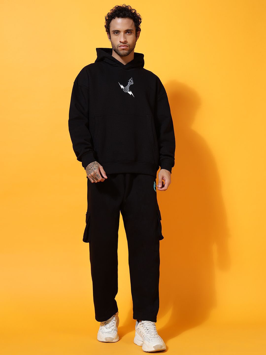 GRIFFEL Men Self Design Round Neck Mid-Rise  Tracksuits-picture-38