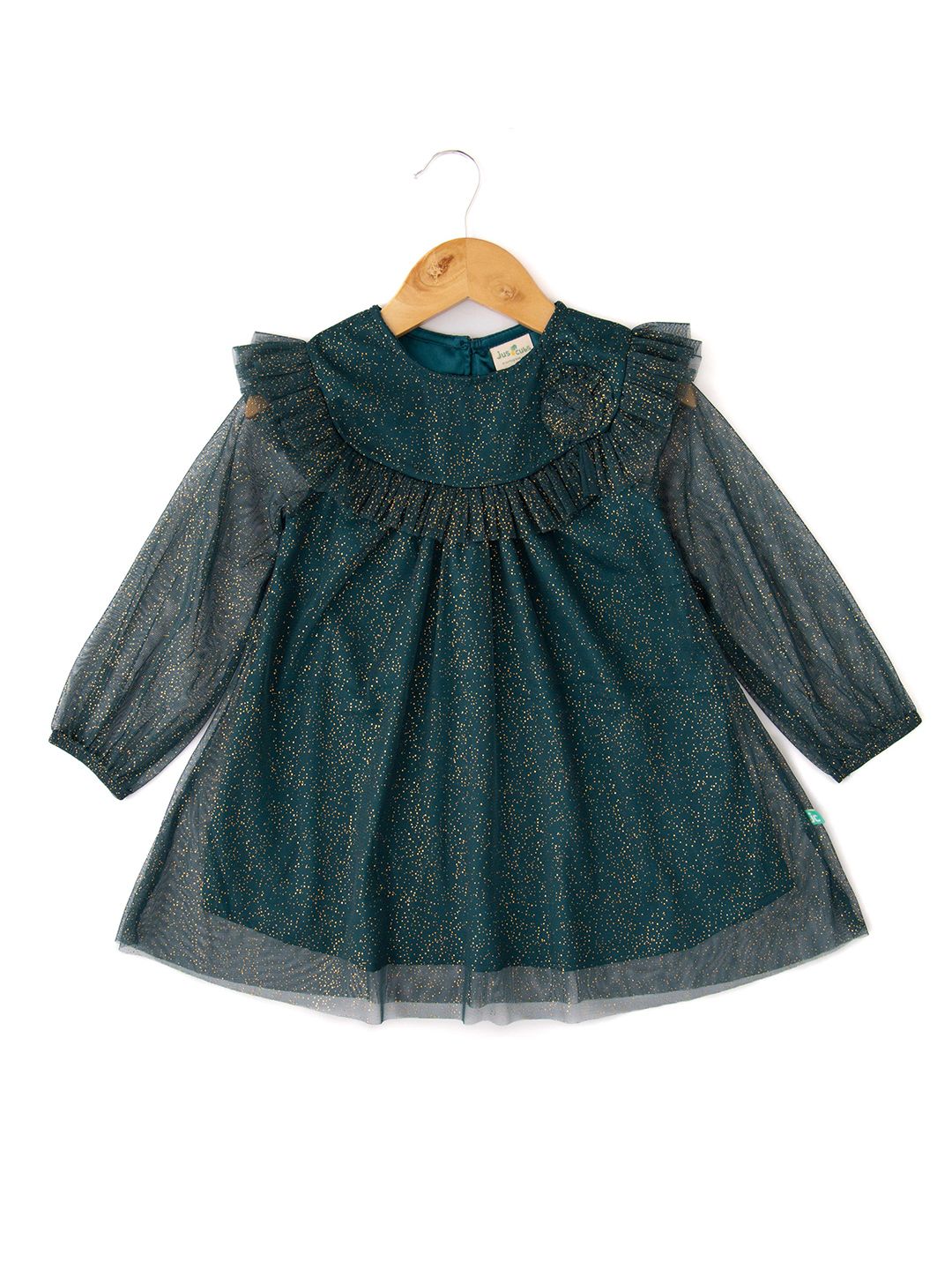 JusCubs Girls Self Design Cotton A-Line Dress-picture-30